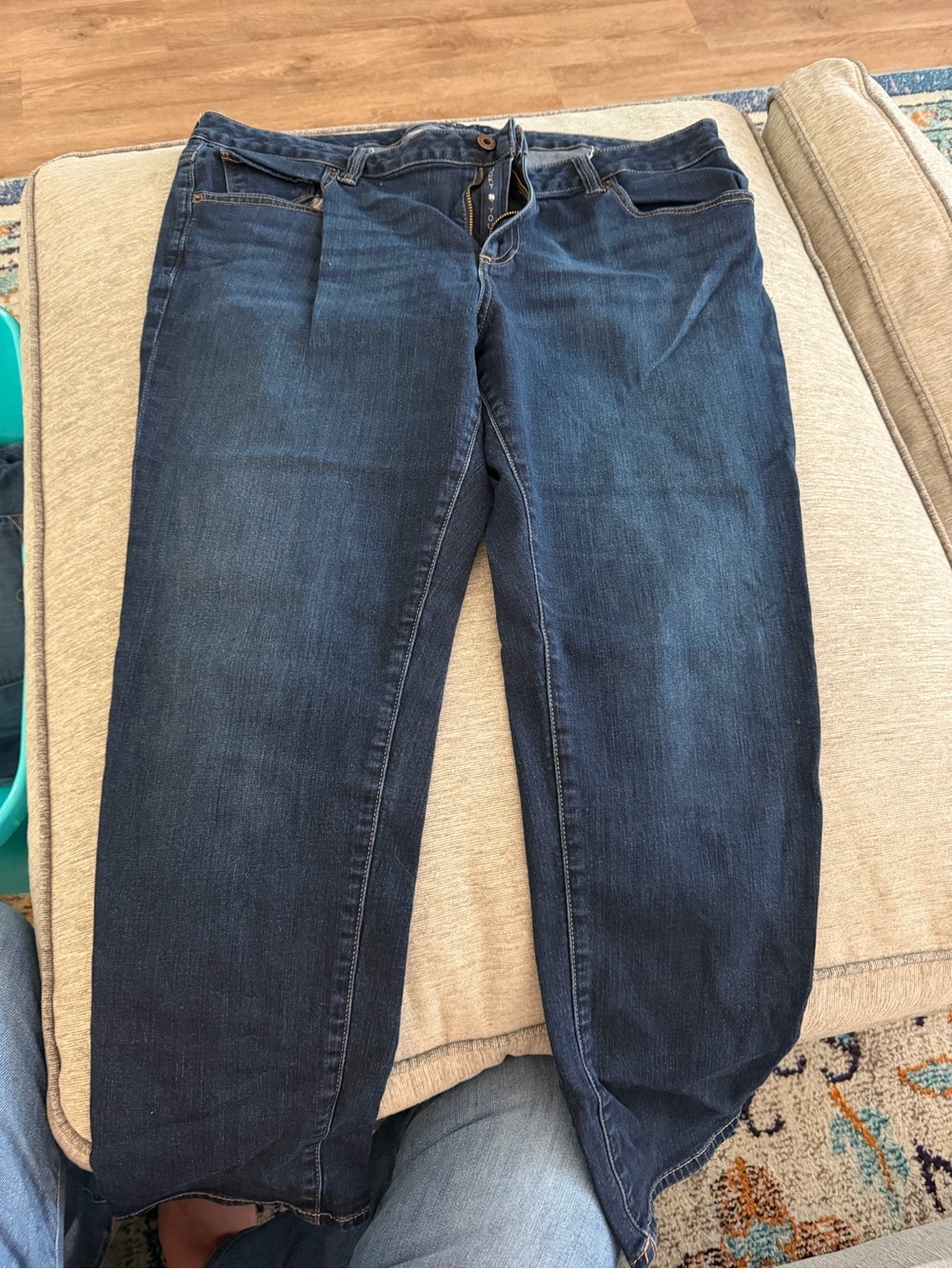 Ginger skinny Women's Jeans in Dark Blue 18W